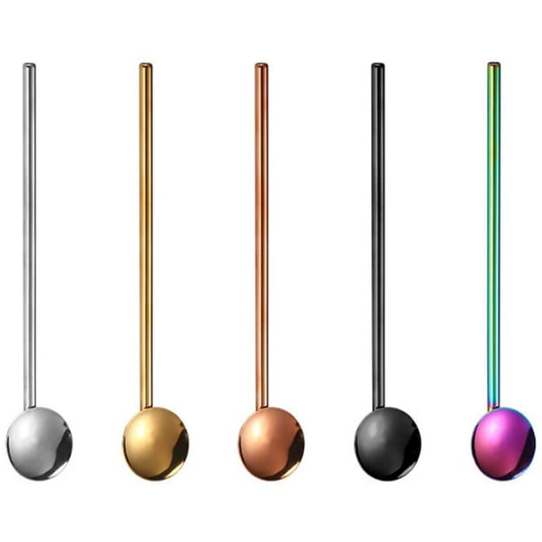 Colorful Spoon Straw Reusable Stainless Steel Metal Drinking Straws Scoop 2 In 1 Colorful Spoon Straw Reusable Stainless Steel Metal Drinking Straws Scoop 2 In 1
